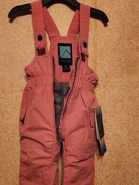 ICEBURG  OUTERWARE Kids Pink Snow Bib Overalls SIZE 3-6 MONTH